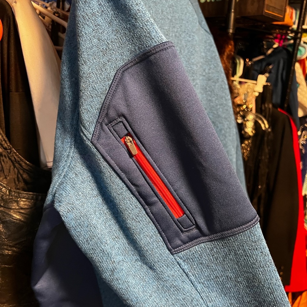Spyder Blue sweater jacket - Picture 3 of 6